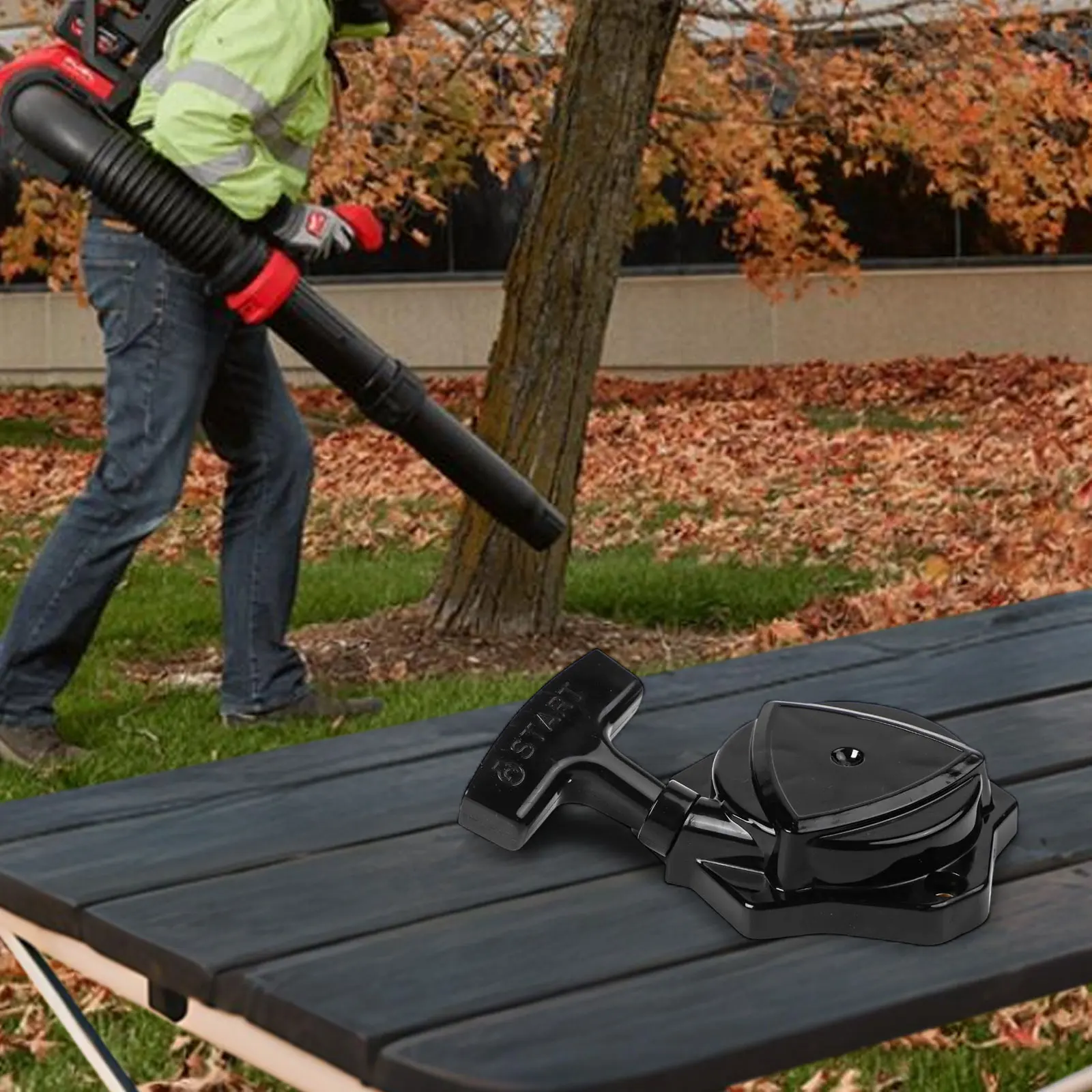 

Recoil Starter Assembly for Echo PB8010 PB9010 Backpack Blowers Replacement Pull Rope Starter for Echo Leaf Blower Tools