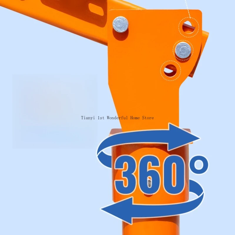 Outdoor Construction Crane Portable Handling Warehousing Transportation Equipment Crane Heavy Duty Kren MH40QZJ view 3
