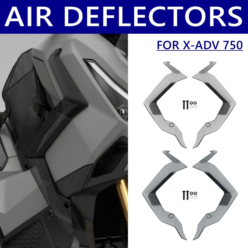 

Motorcycle Side Air Wind Deflector Fixed Leg Windshield Wind Deflectors Fairing Winglets For Honda X-ADV XADV 750 2025 XADV750