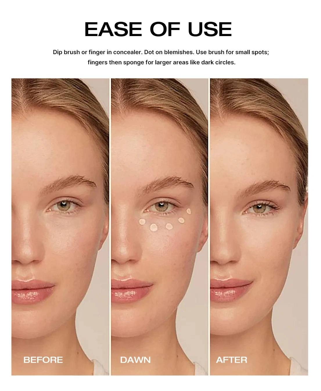New Maycheer Eye Soft Matte Concealer Full Coverage Long Wear Waterproof Formula for Dark Circle Freckles&Blemishes Matte Finish