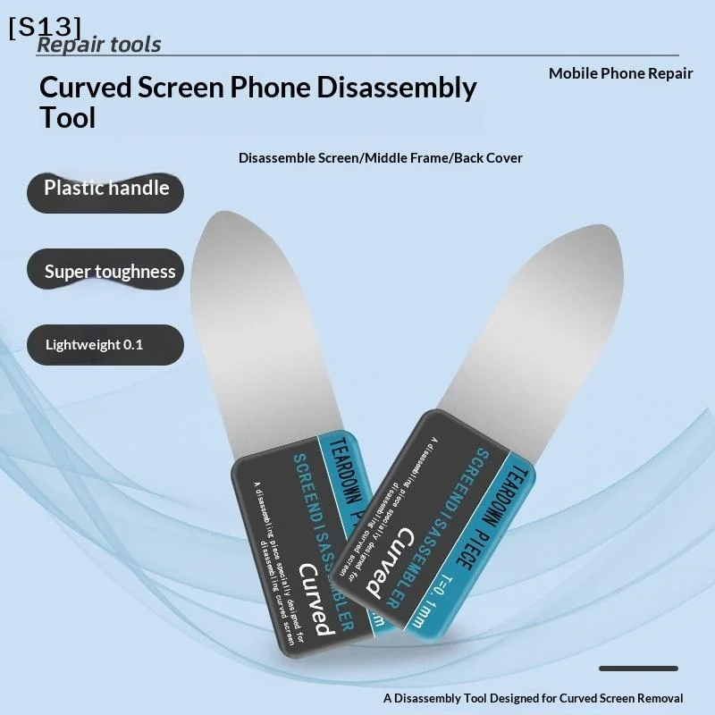 5 In 1 Professional Stainless Steel Curved Screen Pry Tools For Phone Tablet Laptop Repair Metal Spudger Disassembly Kit[Q]Q@
