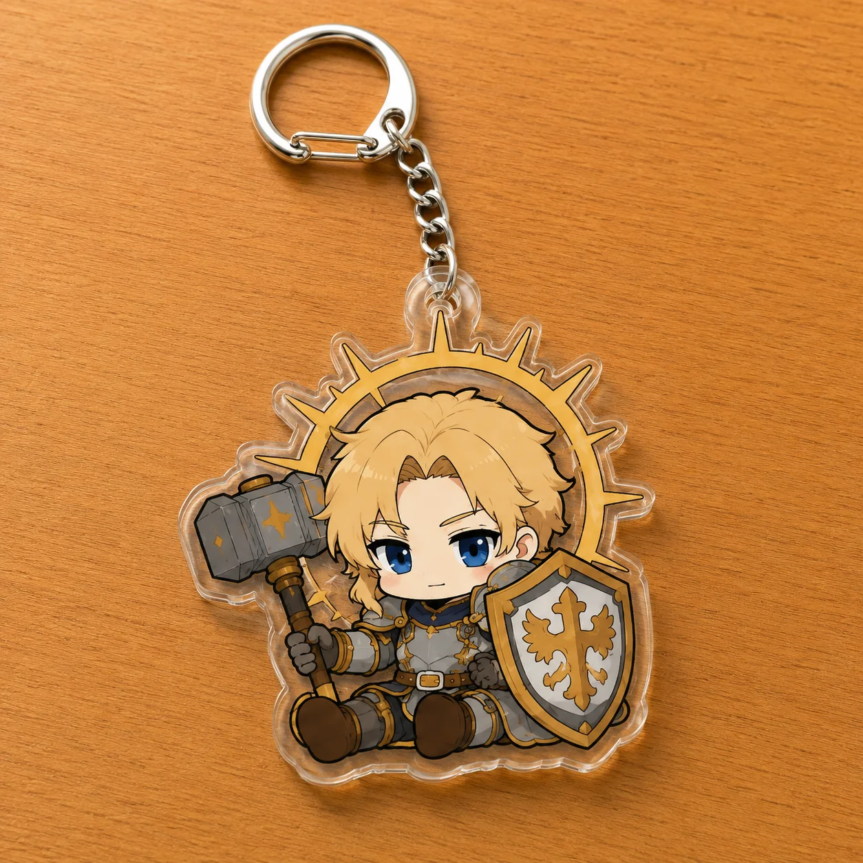 Games professions Keychain Accessorie Bag Charms Wizard Fighter Rogue Ranger Dragonborn Chibi Keyrings Pendant Fans Friends Gift