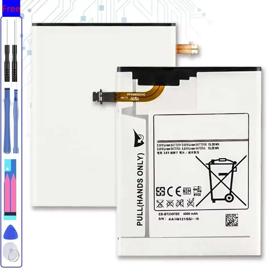 

Tablet Battery EB-BT230FBE 4000mAh For Samsung Galaxy Tab 4 Nook T230 T231 T235 SM-T230 SM-T231 SM-T235