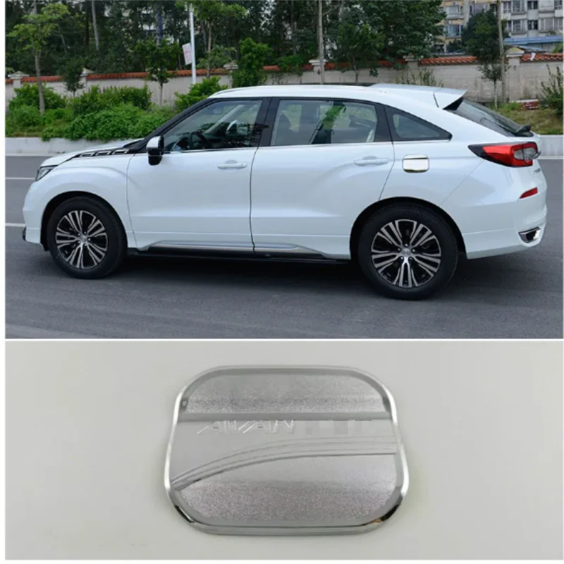 

ABS Chrome Fuel Tank Case Oil Box Tank Panel Cover Trim For Honda Avancier 2017-2018