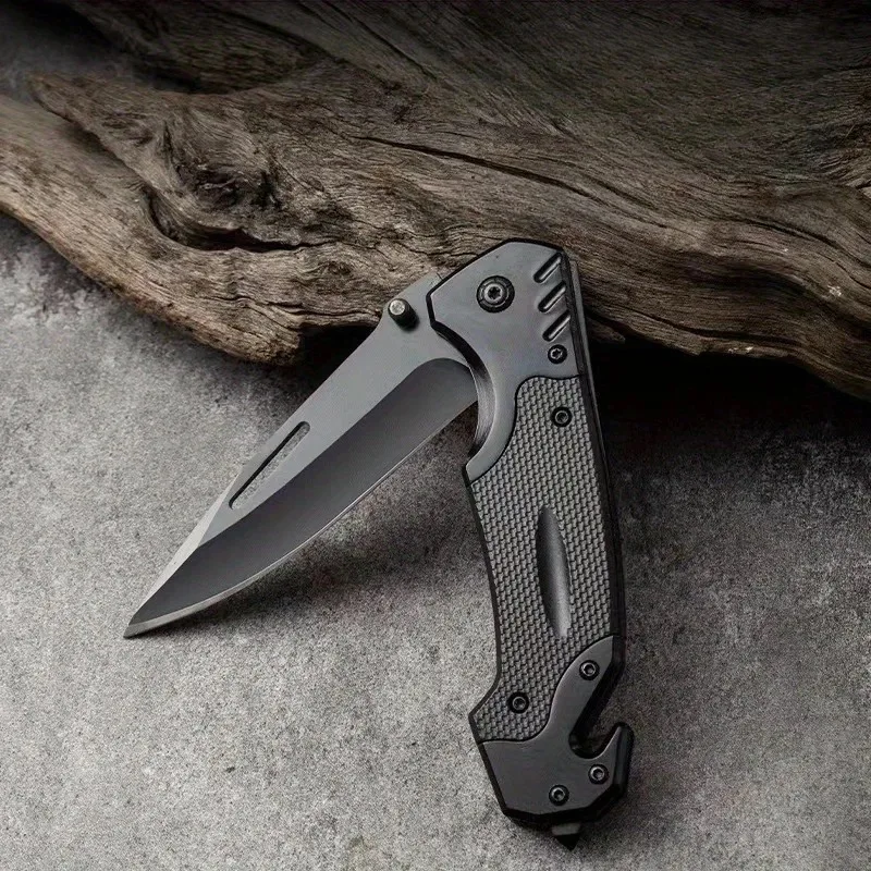 Outdoor Folding Knife Fruit Knife Portable Pocket Knife High Hardness Sharpness Self Defence Camping Knife