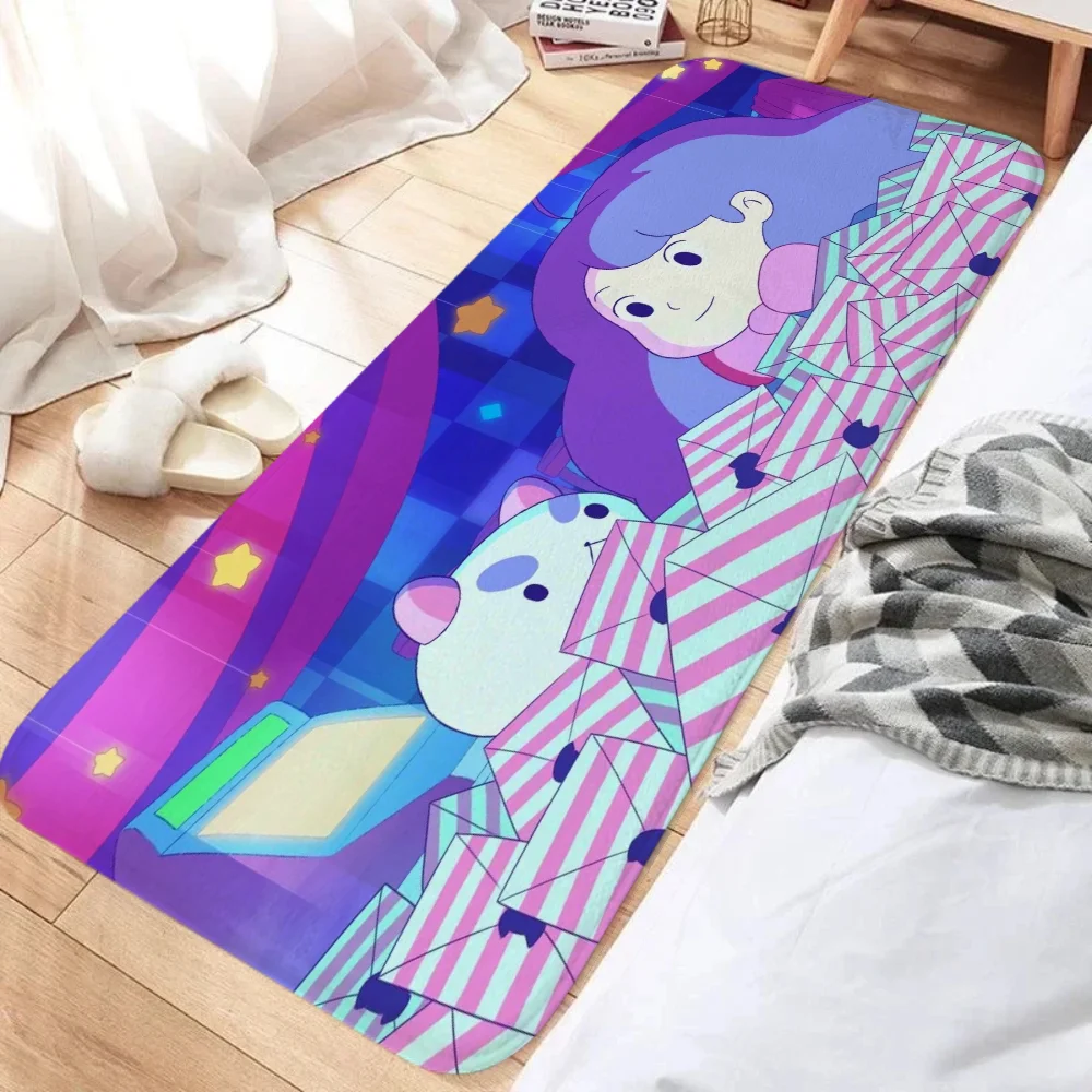 Bedroom Carpet for Kitchen Bee and Puppycat Cat Entrance Door Doormat Room Mats Bath Mat Balcony Super Absorbent Bathroom Rug