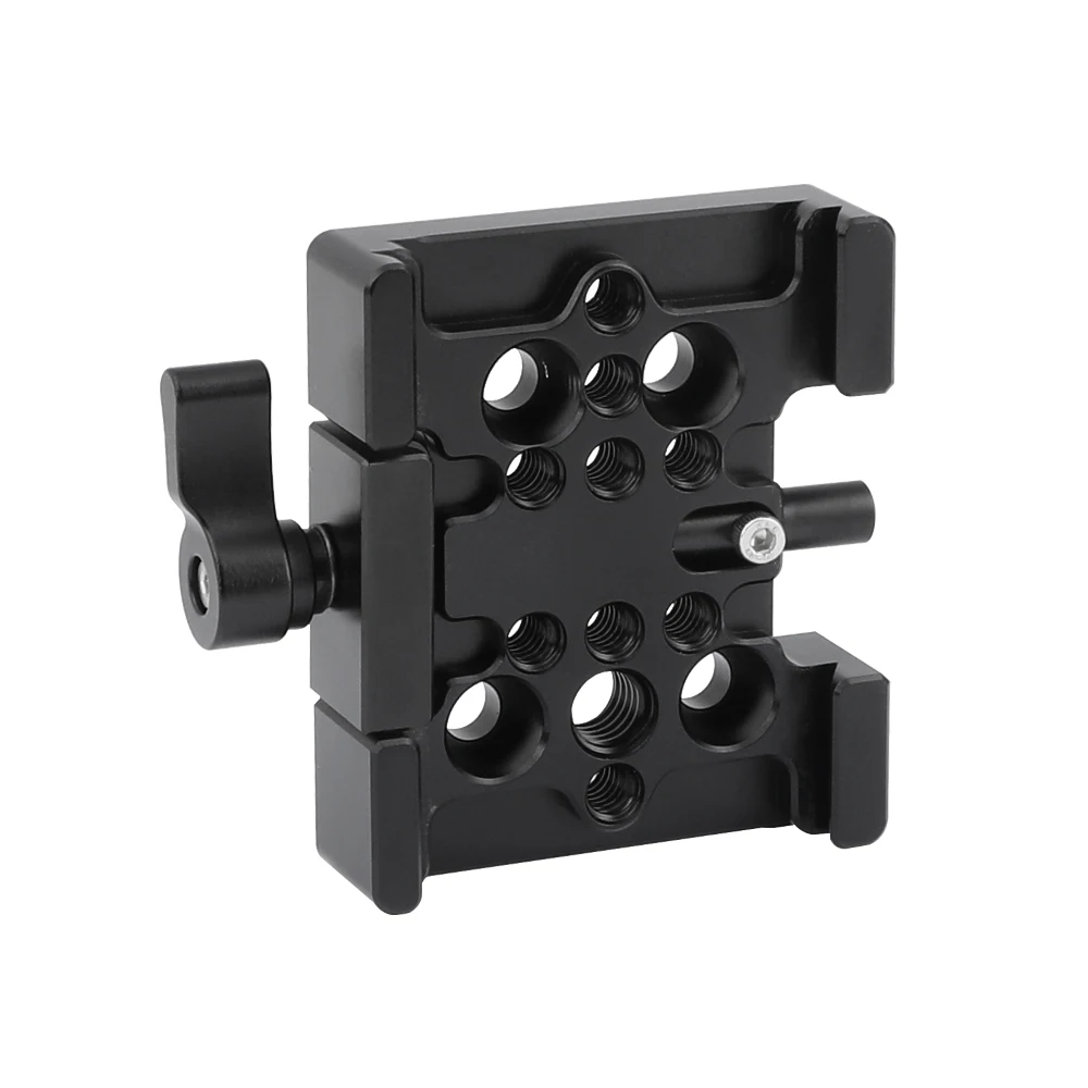 CAMVATE Manfrotto Baseplate Quick Release Plate Adapter Slide-in Style For Shoulder Mount Rig & Manfrotto 577/ 501/ 701/ Tripod