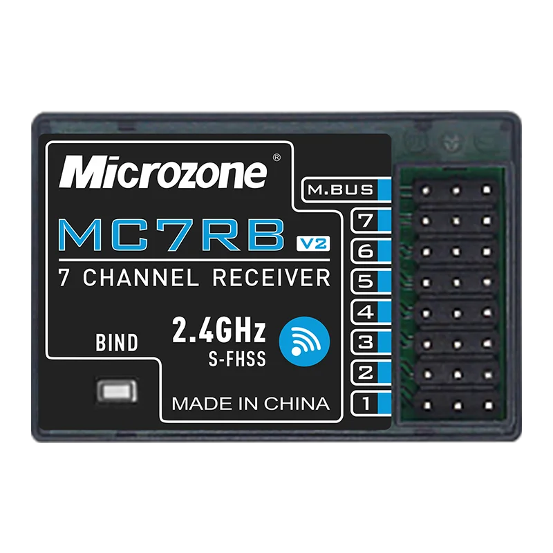 Microzone 2023 New Mc6c 6a 6b Upgrade 6-channel 2.4g Aircraft Model Remote Control Receiver Fixed Wing Four Axis