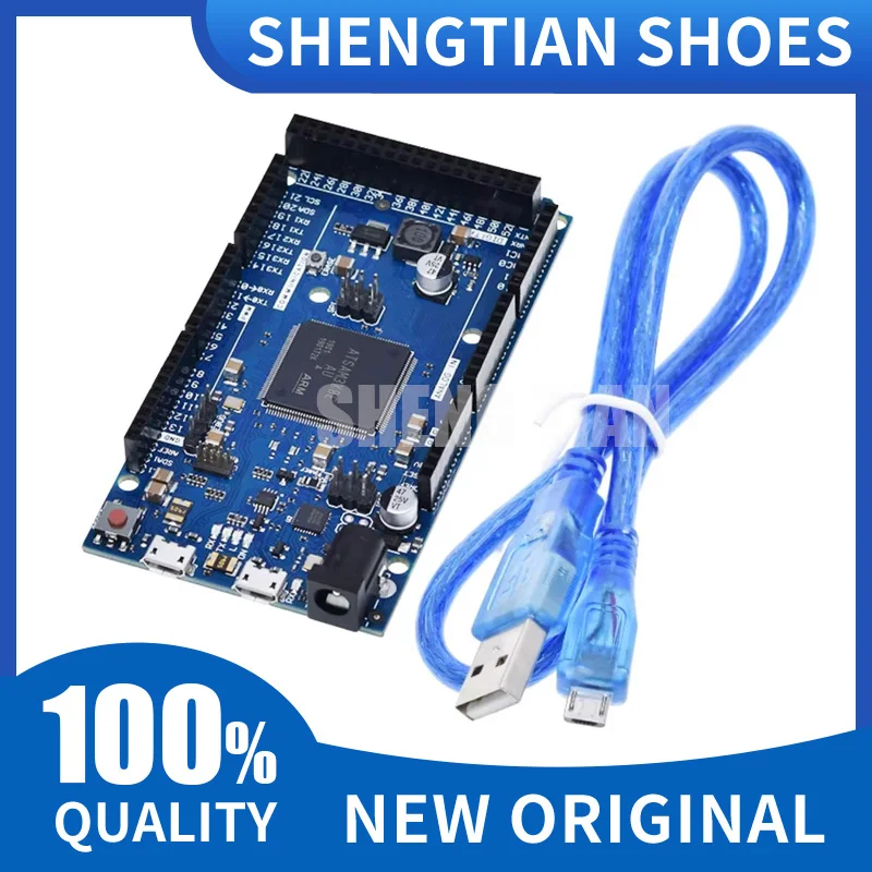 DUE R3 Development board SAM3X8E 32-bit ARM Cortex-M3 / Mega2560 R3 Duemilanove For Arduino Due Board With Cable