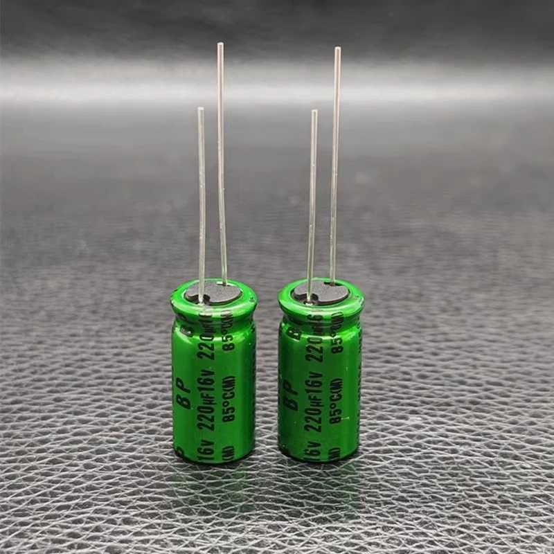 (2 pezzi) nichicon 220uF 16v MUSE BP Condensatore elettrolitico in alluminio Foro passante 16v220uf 10x20mm