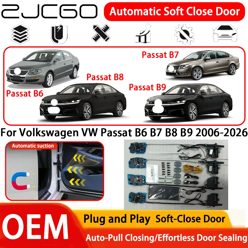

for Volkswagen VW Passat B6 B7 B8 B9 2006-2026 Car OEM Plug and Play Automatic Electric Soft Close Door Comfort Closing System