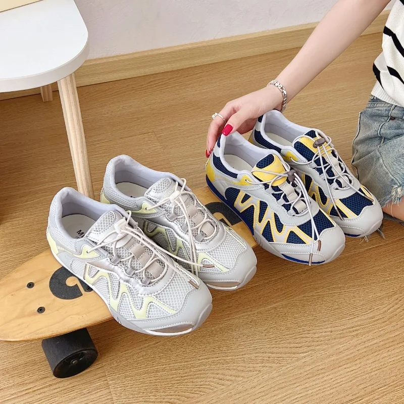 

Женская повседневная обувь с дышащей сеткой, модные весенне-осенние кроссовки для бега, удобные уличные кроссовки, новые спортивные кроссовки