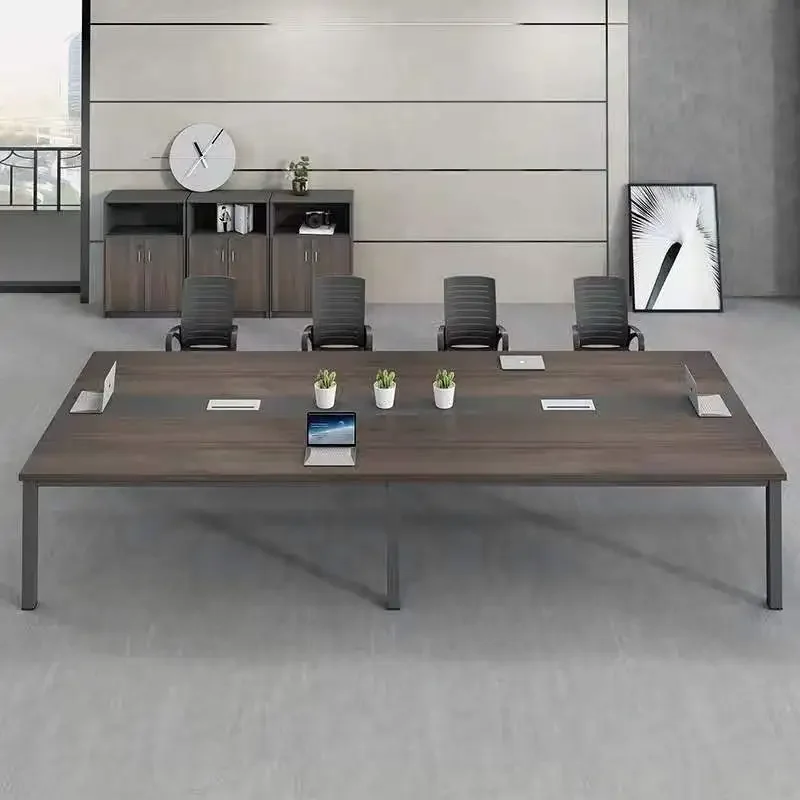 Conference room power socket office meeting table and chair combination modern extensible desks big size conference desk