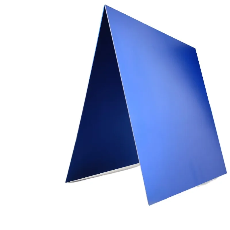 

5052 Blue Anodized Aluminum Plate 0.5-2mm Thickness Laser Cut Alloy Panel 100-300mm Size