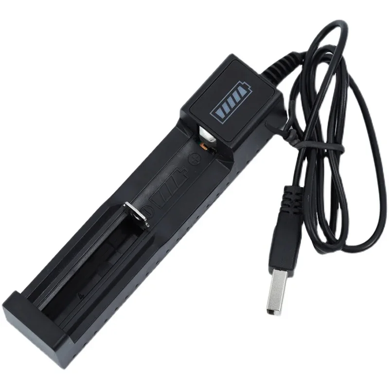 18650 Battery Charger 1-4 Slots Dual 18650 Charging 3.7V  Rechargeable Lithium Battery USB Charger For 16340 14500 18650 26650