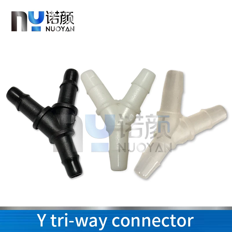 

20PCS Eco-solvent Printer Y-Shape Connector for Wide Format Machines Y-Type UV Ink Pipe Adapter Ink Tube Fittings