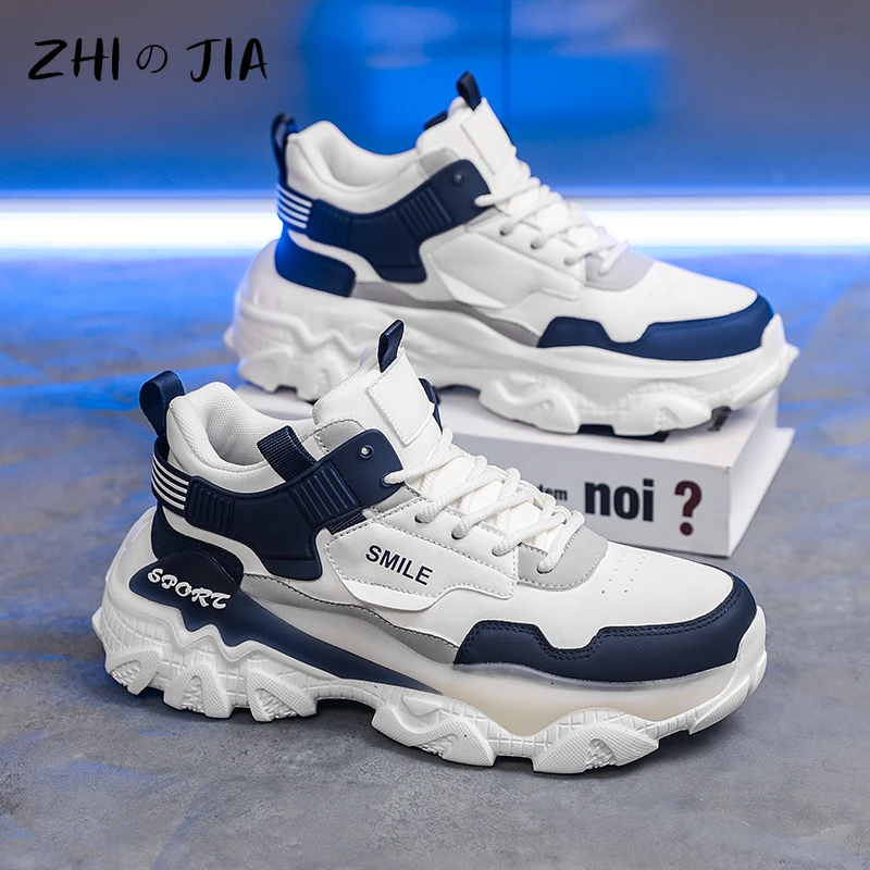 Men's New Casual Trendy Shoes Spring and Autumn Outdoor Thick soled Sports Shoes Men's Trendy Matching Footwear 39-44