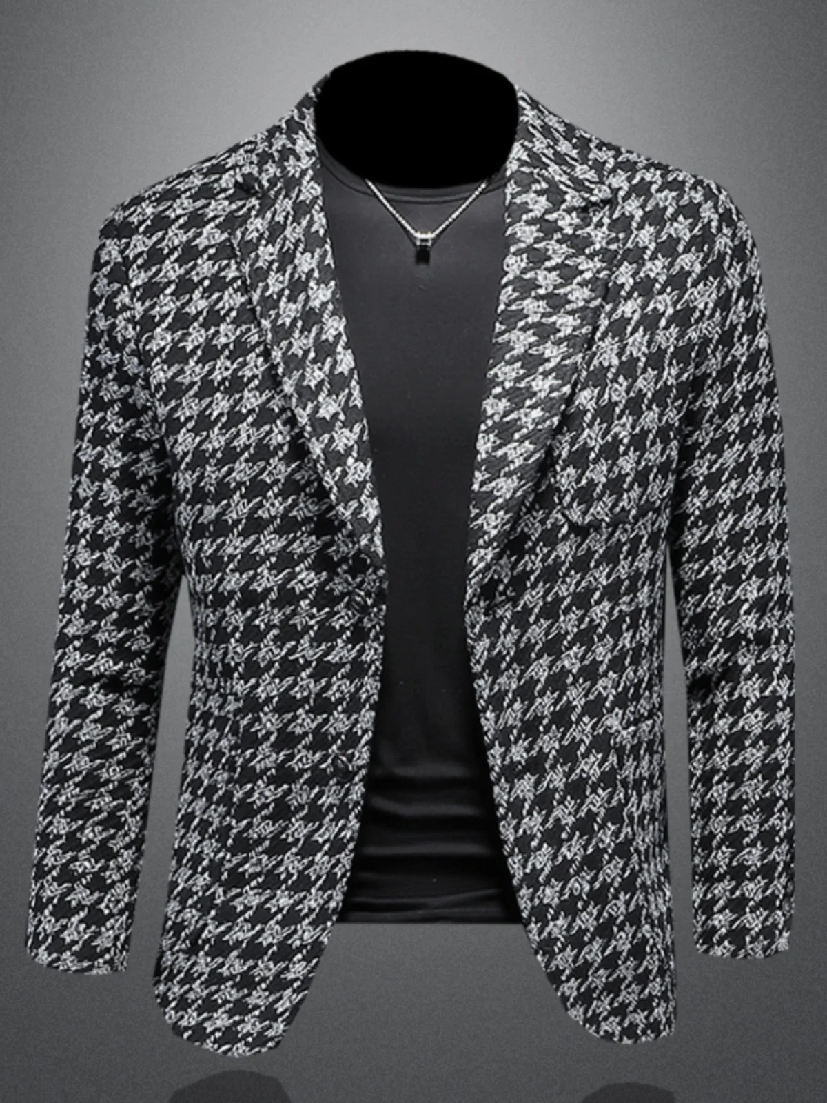 

Мужской костюм Thiened: повседневный, приталенный, осенне-зимний, новая корейская версия, модный, в клетку, ретро, в западном стиле