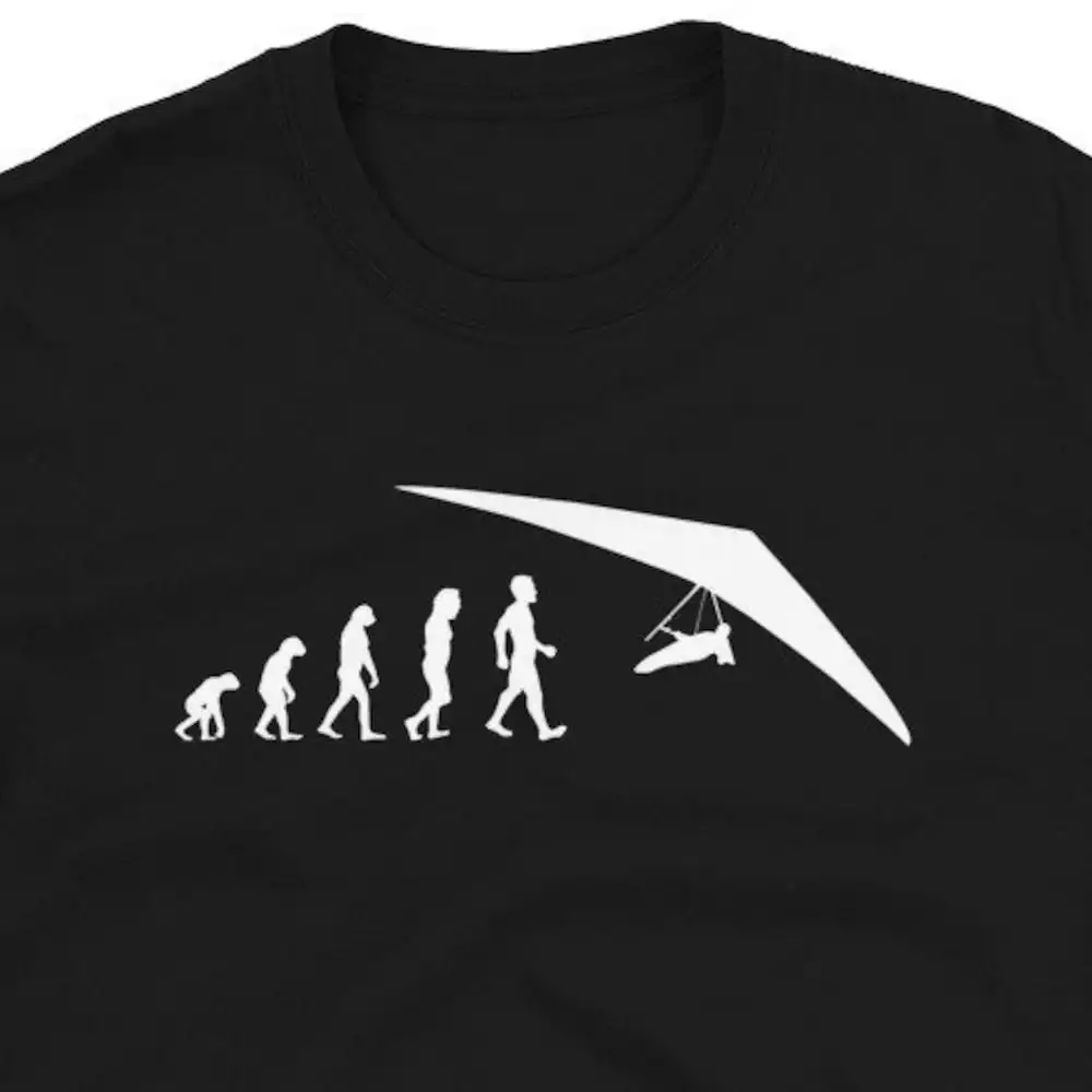 Evolution Hang Glider T Shirt For Man Woman Gliding Teacher Hanggliding Airsport Lover