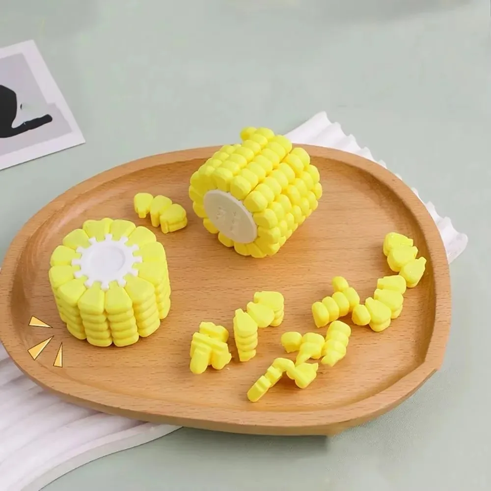 Funny Toys 3D-geprinte maïs magische kubus - Tetris puzzel stressverlichter origineel hersenbrandend ontwikkelingsspel