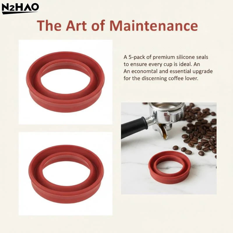 5/10Pcs Heat Resistant Leak Proof Silicone Coffee Machine Sealing Rings Replacement For Krups Siemens