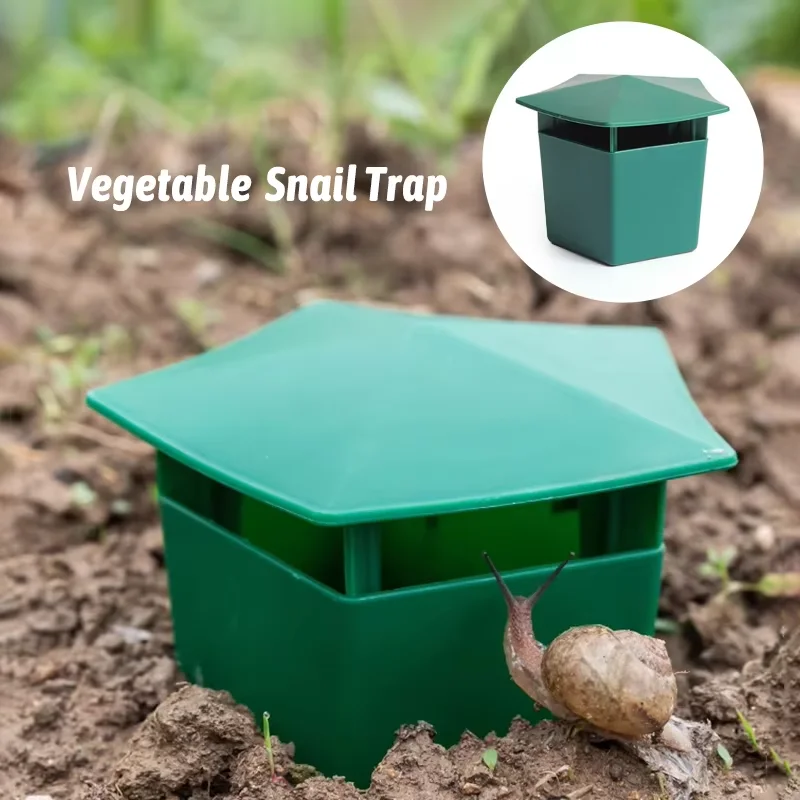 Pentagonal Snail Traps for Vegetable Gardens & Succulents Plastic Slug Traps Physical Insect Control for Home Garden