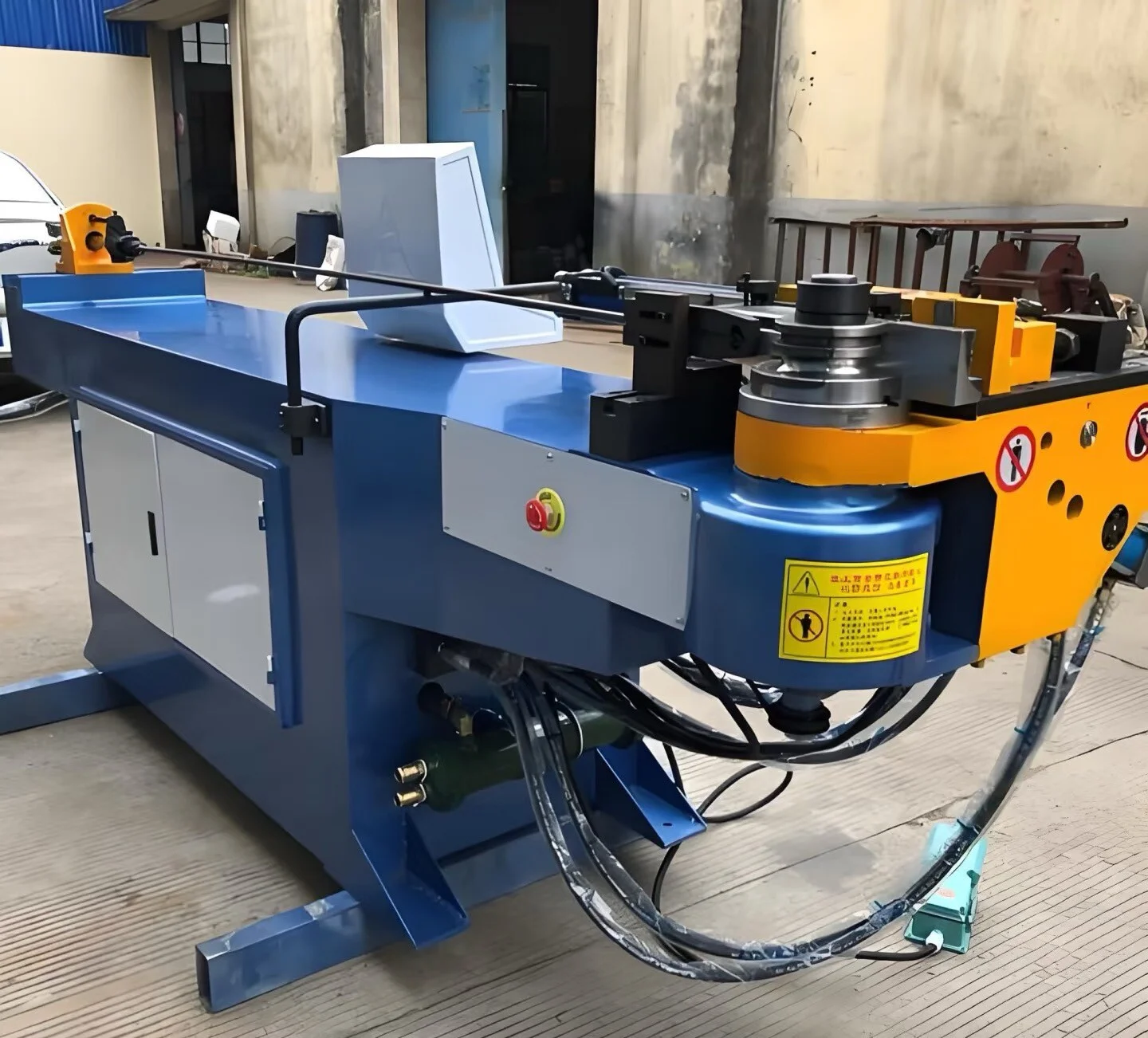 Portable Manual Liquid Compression Pipe Press with  7 sets of molds Small  High Pressure Oil Pipe Explosion-proof Pipe