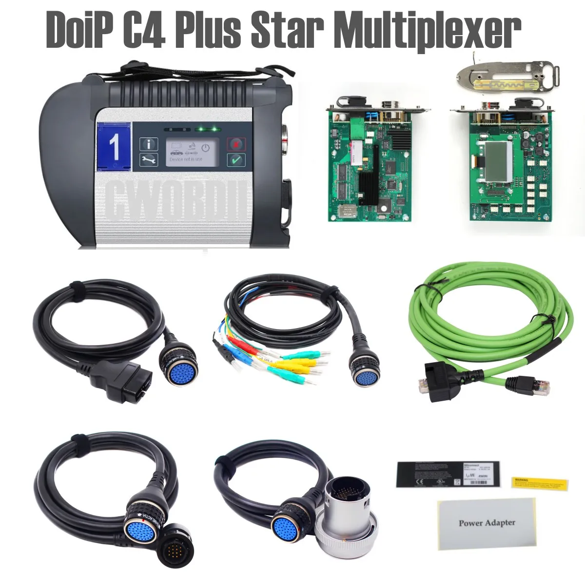 Best Quality MB Star C4 DoiP Xentry Diagnosis Wifi Multiplexer Diagnose and Coding for Cars and Trucks with V2022.12 C4 Software