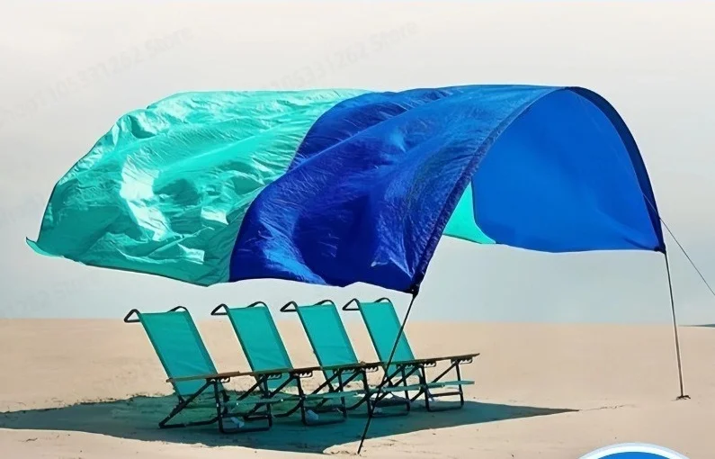 3 To 10 People Multi Purpose Beach Canopy Waterproof UV Protection Custom Printed Corporate Gift