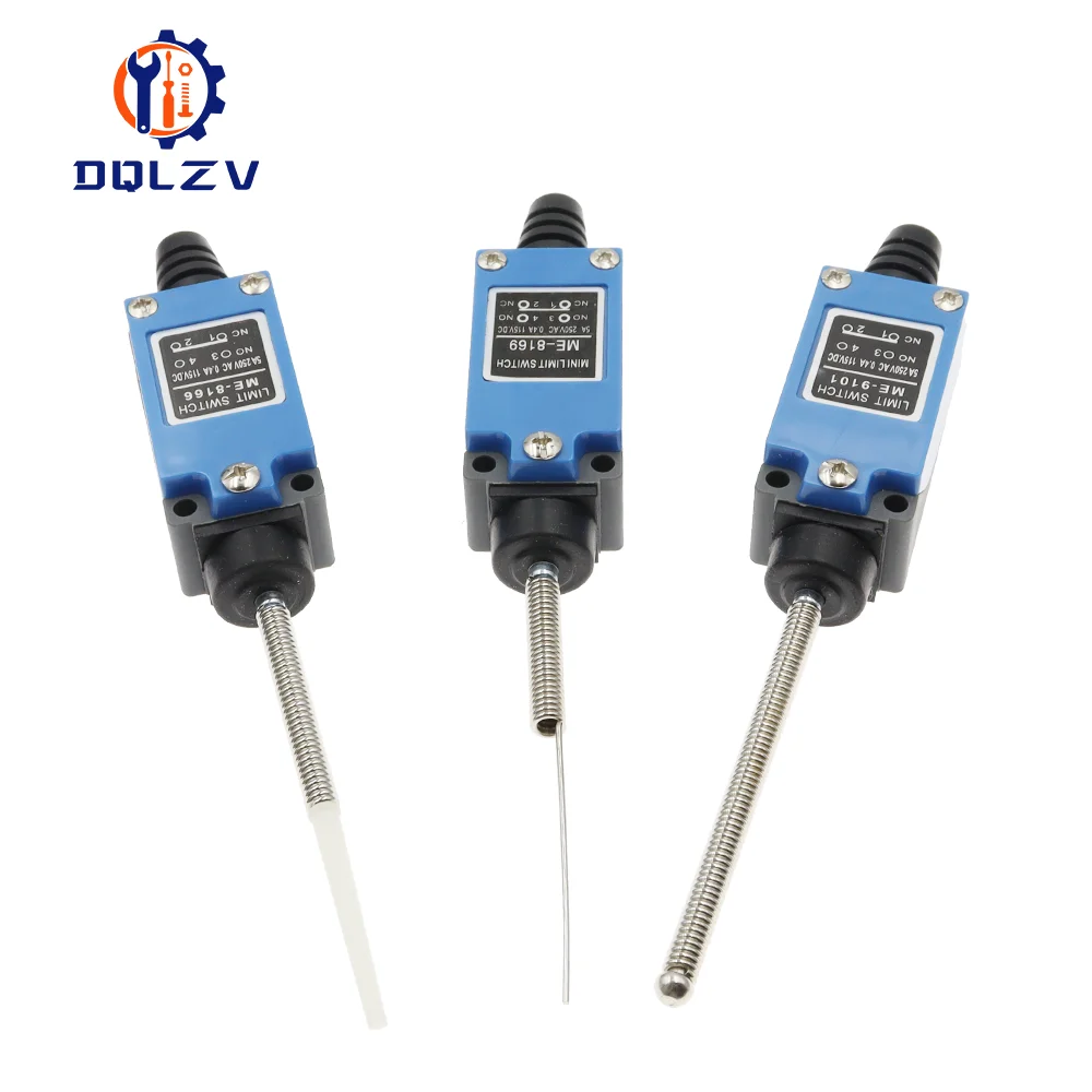 Waterproof CNC Momentary Limit Switch ME 8108 8111 8122 9101 5A/220V Rotary Roller Lever Sealed Industrial Machine Limit Switch