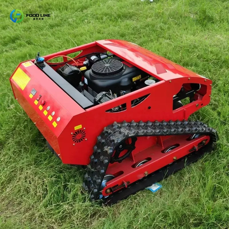 

Customized Track Remote Control Lawn MowerPowered 13 Hours Battery Life 680m Control Distance
