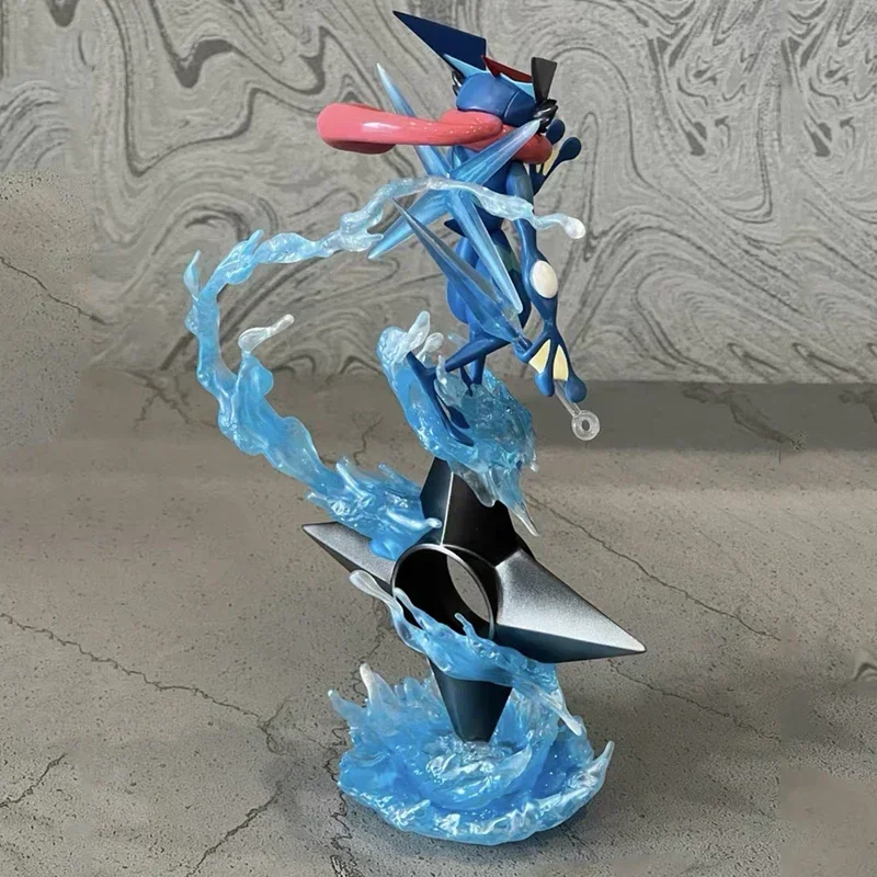 Collection de figurines d'anime Pokémon, figurine Greninja, eau Shuriken Gk, statue de dessin animé, modèle de jouet pour enfants, cadeau de Noël, 20cm