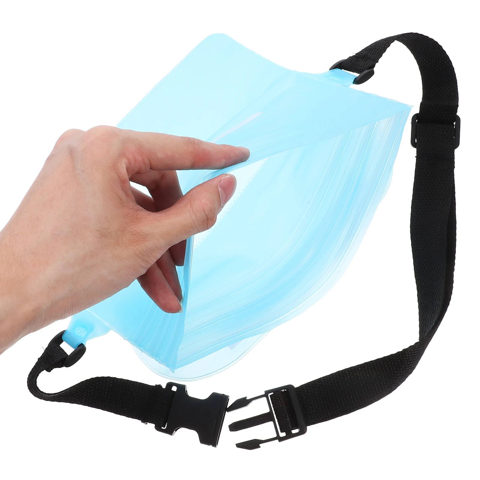 

2 Pcs Waterproof Bag Belt Phone Pouch Tank Case Pvc Cell Storage for