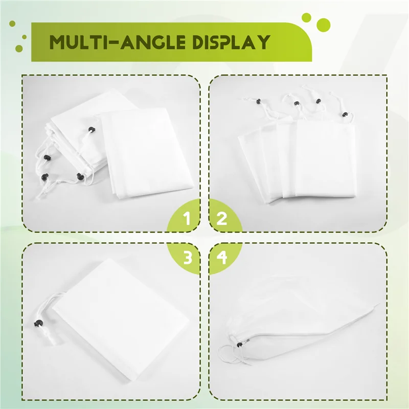 4 Pack Plant Covers Freeze Protection Winter Plant Covers Plant Cold Cover For Outdoor-AT64