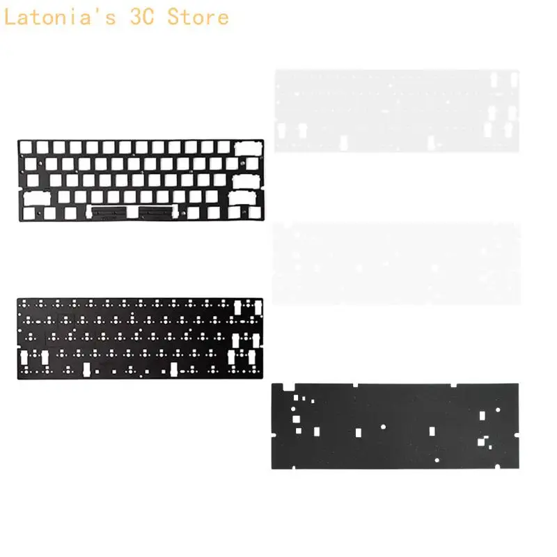 Upgraded Keyboards Positioning Sound Dampening Plate For 60HE Ensures Stable Presses And Reduced Vibration X3UB