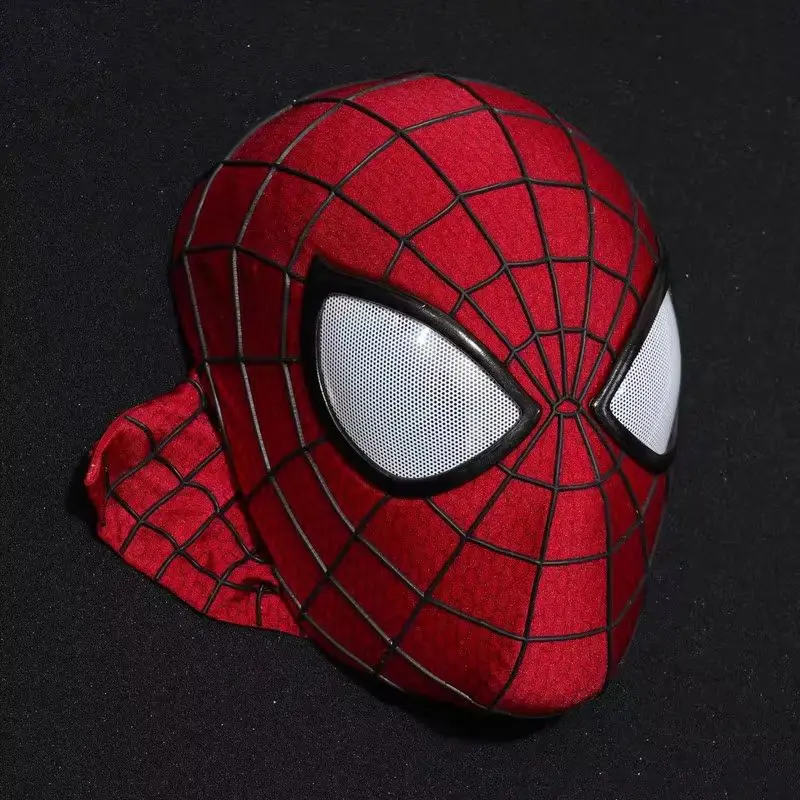 Feito à mão homem-aranha 2 máscara filme precisão garfield versão peter parker artesanato presente itens colecionáveis acessórios cosplay