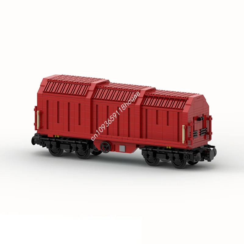 690 шт. MOC, покрывающий капот, автомобиль DB Shimmns, поезд, строительные блоки, логическое мышление, образовательная идея, рождественская игрушка, подарок, креативный