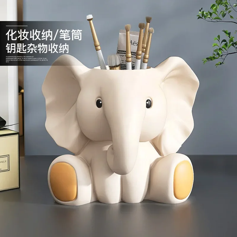 Elephant Shaped Mold Flower Pots Moulds Pencil Holder Mould Handmade Gift Decor Dropship