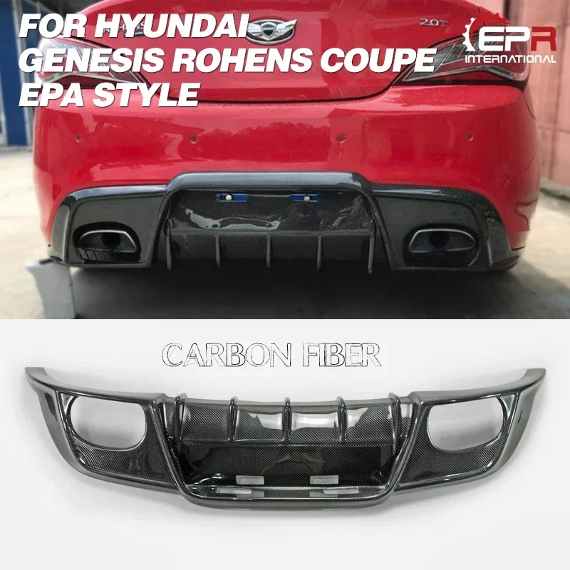 

For Genesis Rohens Coupe EPA Style FRP Glass Fiber Rear Diffuser Body Kit Tuning Tirm For Rohens Racing Carbon Rear Diffuser Lip