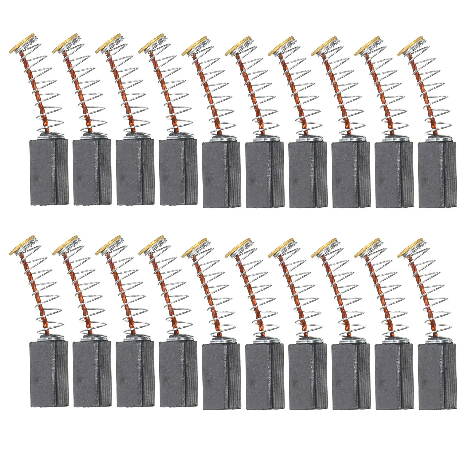 

20Pcs Electric Carbon Brush Replacement Set High Durability Motor Brush for Power Tool Grinder Efficient Grinding Machine
