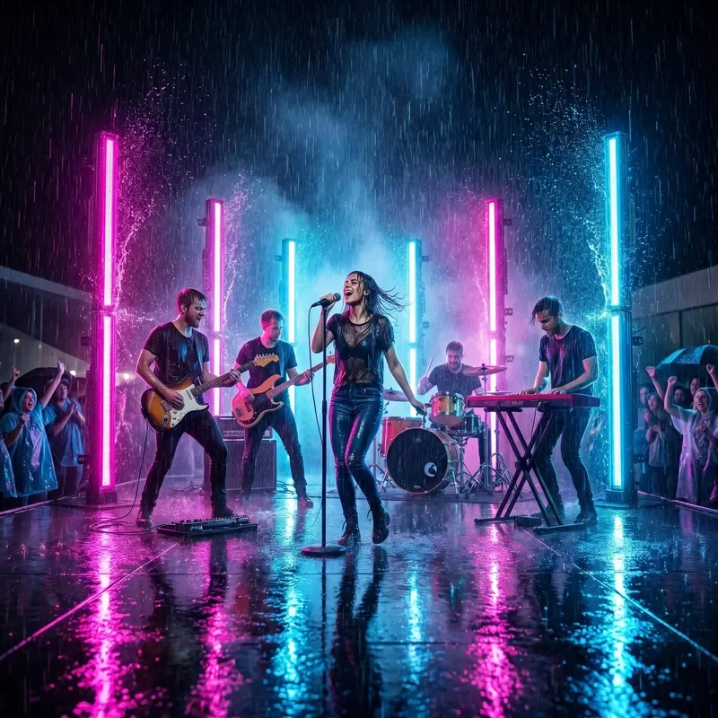 for IP66 Waterproof LED Strobe Light Strip Stage Background Light Professional Outdoor Live Performance DJ Party Concert