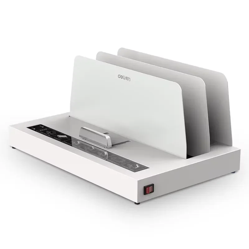 Fully Automatic 40mm Hot Melt Binding Machine for Tender Documents Wireless and Manual Power for Contract Envelope Binding