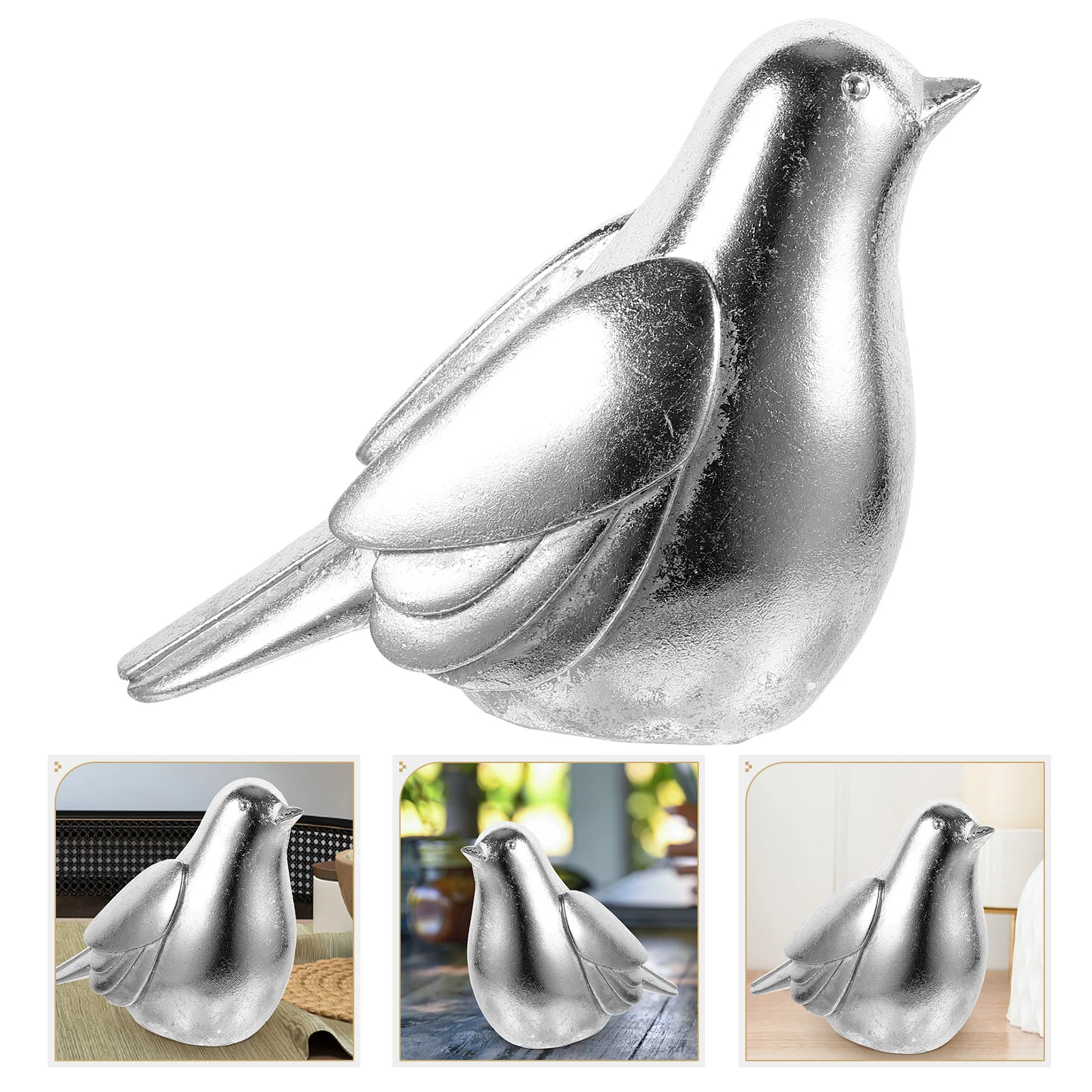 

Bird Figurines Home Decor Figurien Ornaments for Garden Artificial Decorations Birds