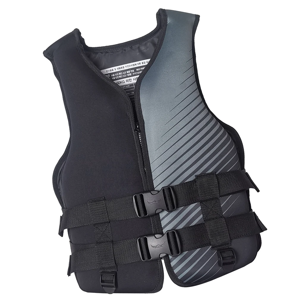 Lifejacket Neoprene Man Women Buoyancy Vest Adult Anti-Collision S-XL Sizes Safety Clothes Swimming Surfing Drifting Sports