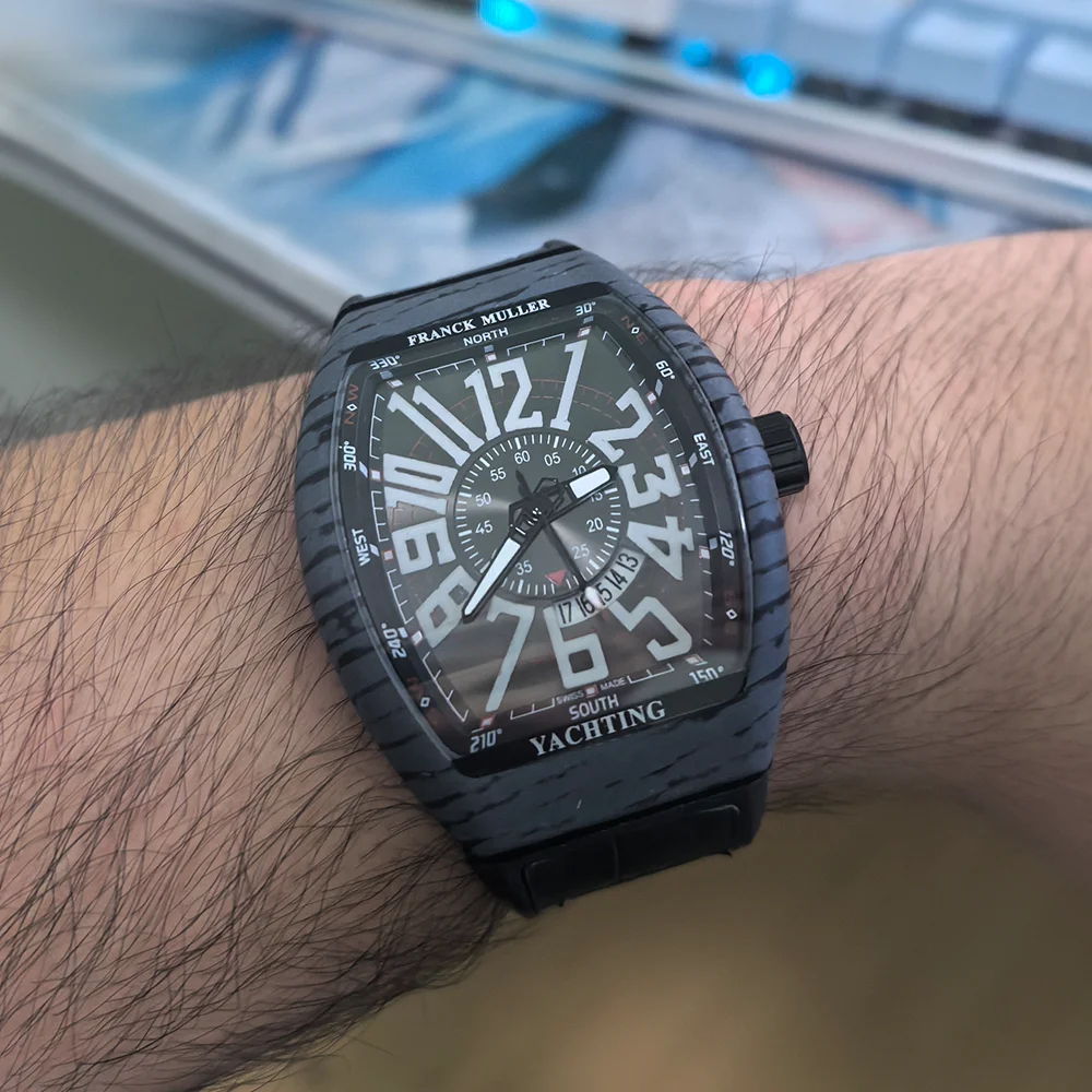 

Super Top Quality AAA FRANCK MULLER Brand Geneva Watches For Mens High Quality Multifunction WristWatch Business AAA Male Clocks
