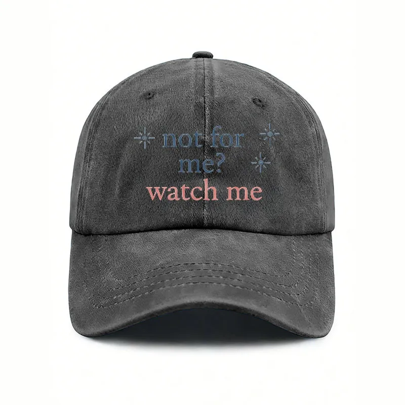 Vintage Fresh Letter-Printed Unisex Washed Baseball Cap, Comfortable and Soft, Stylish and Simple, Retro and Fresh, Versatile for Everyday Wear