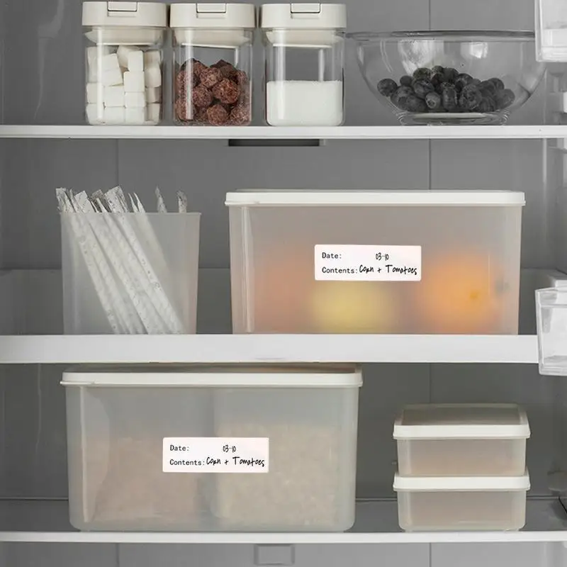 Roll Datum Label Sticker Voor Voedsel Opslag Etikettering Keuken Restaurants Supermarkt Opslag Labels Voedsel Container Opslag Label