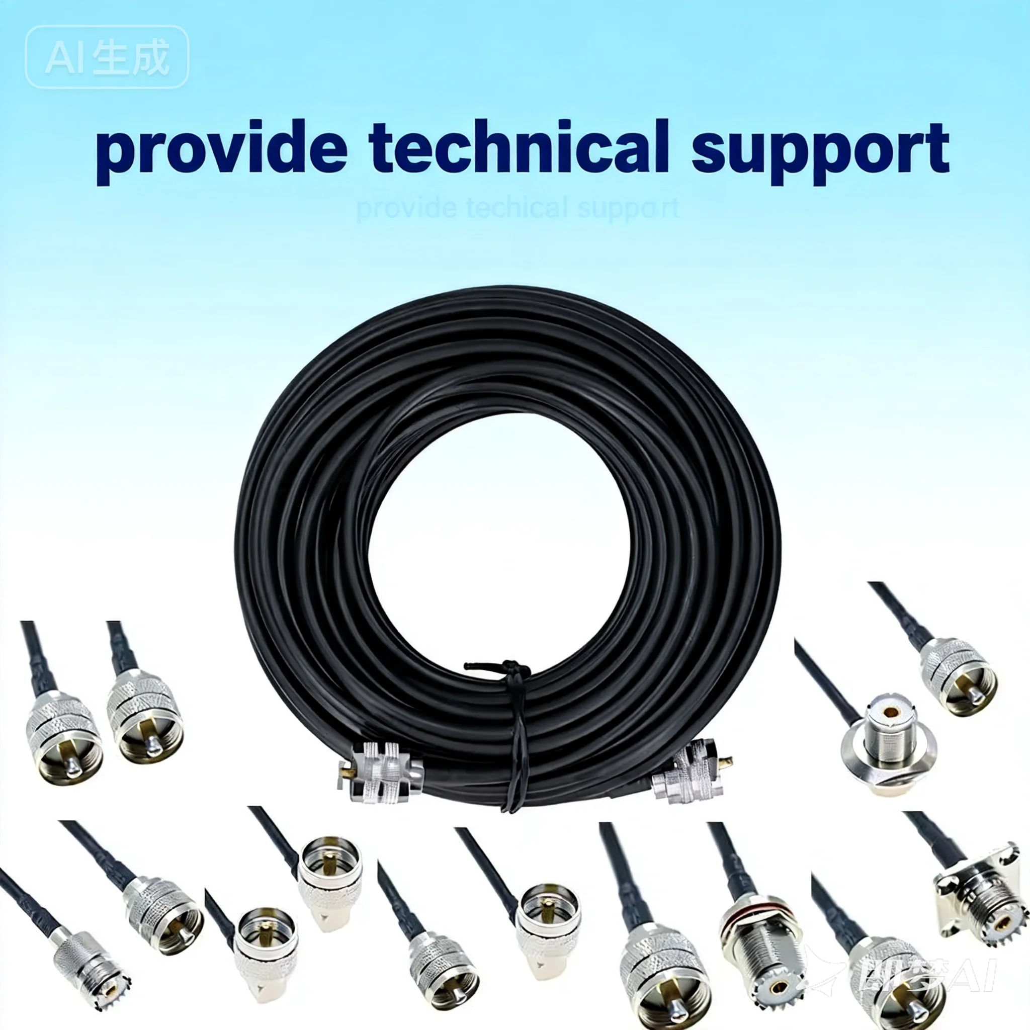 

RG58 UHF к UHF PL259 SO239 Мужской Женский Разъем под прямым углом Обжимной Коаксиальный CB Радиоантенна Разъем RF Автомобильный Удлинительный кабель WIFI