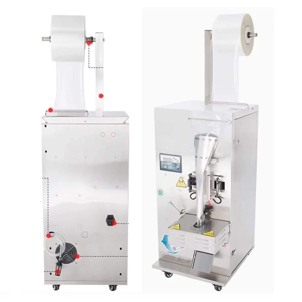 

Automatic Milk Bag Packaging Pure Juice Filling Sealing Cooking Mustard Oil Pouch Water Liquid Packing Machine