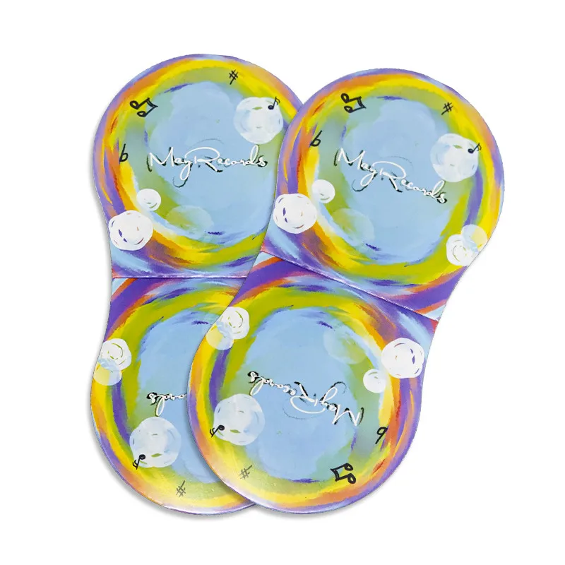 حار بيع 2 قطعة مسجل فينيل تنظيف حامي حصيرة القرص حامل واقية كم تنظيف القرص المضادة لبصمات الأصابع